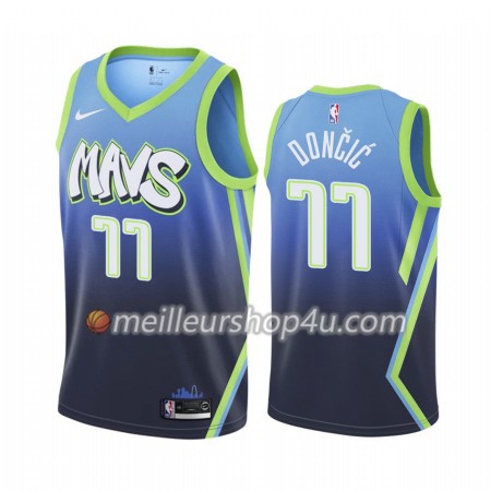 Maillot Basket Homme Dallas Mavericks Luka Dončić 77 2019-20 Nike City Edition Swingman